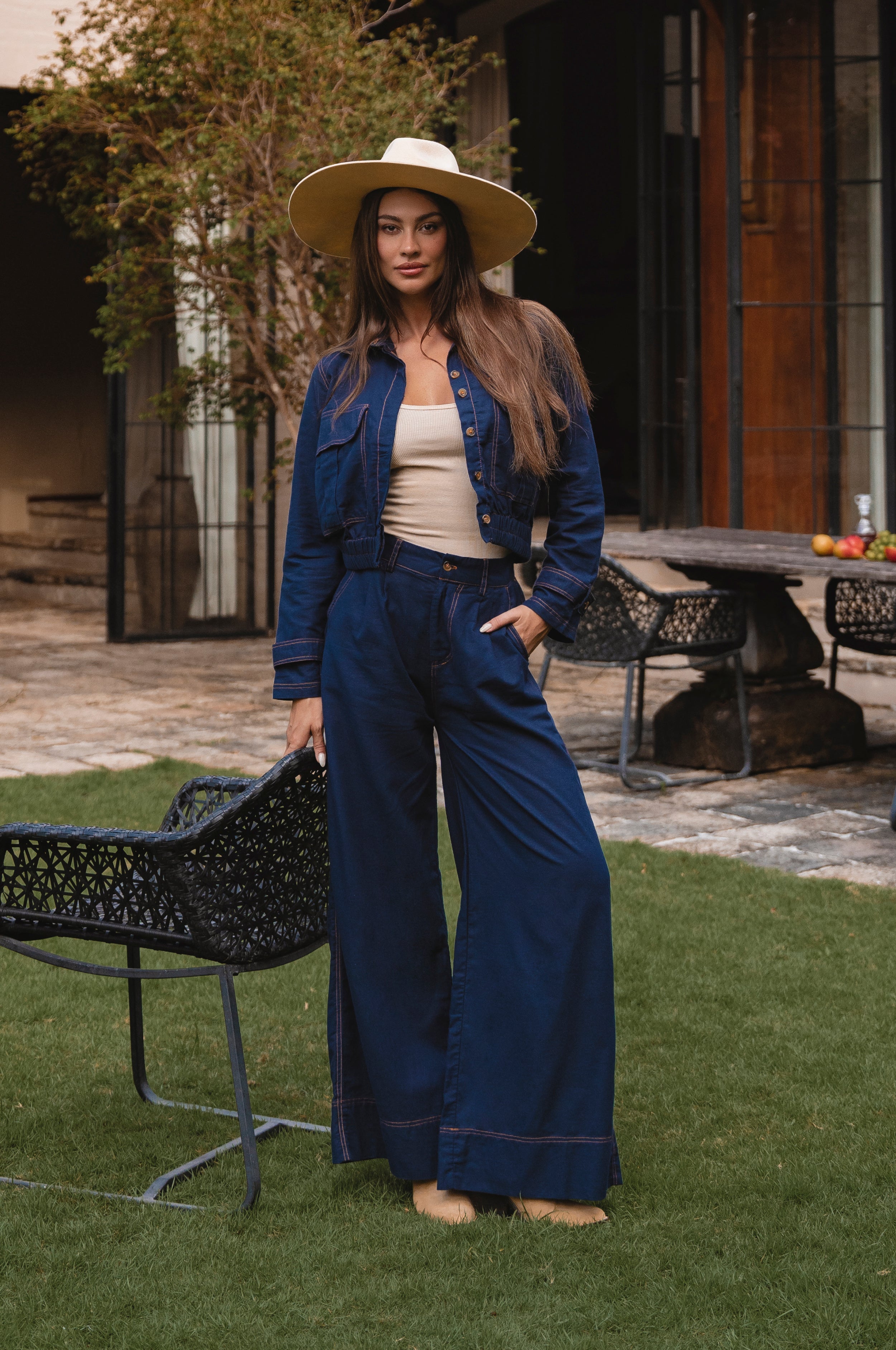 Orion Wide Leg Linen Pants-5