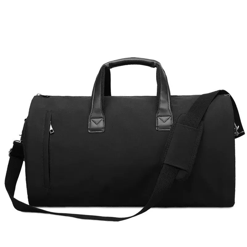 Convertible Garment Duffel Bag Travel Black-0
