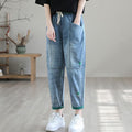 Women's Summer Fashion Ripped Ninth Jeans / Pants-3