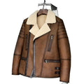 Men’s B6 Sheepskin Bomber Jacket-0